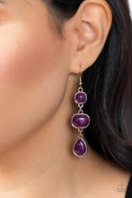 Load image into Gallery viewer, Fashion Frolic - Purple Earrings