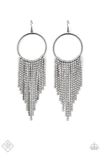 Load image into Gallery viewer, Streamlined Shimmer - Black Gunmetal Earrings