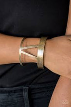 Load image into Gallery viewer, Rural Ruler - Brass Cuff Bracelet