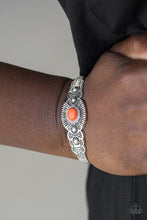 Load image into Gallery viewer, Wide Open Mesas - Orange Cuff Bracelet