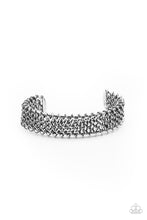 Load image into Gallery viewer, Gridlock - Silver Cuff Bracelet