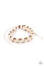 Load image into Gallery viewer, Rustic Terrain - Brown Sliding Knot Bracelet