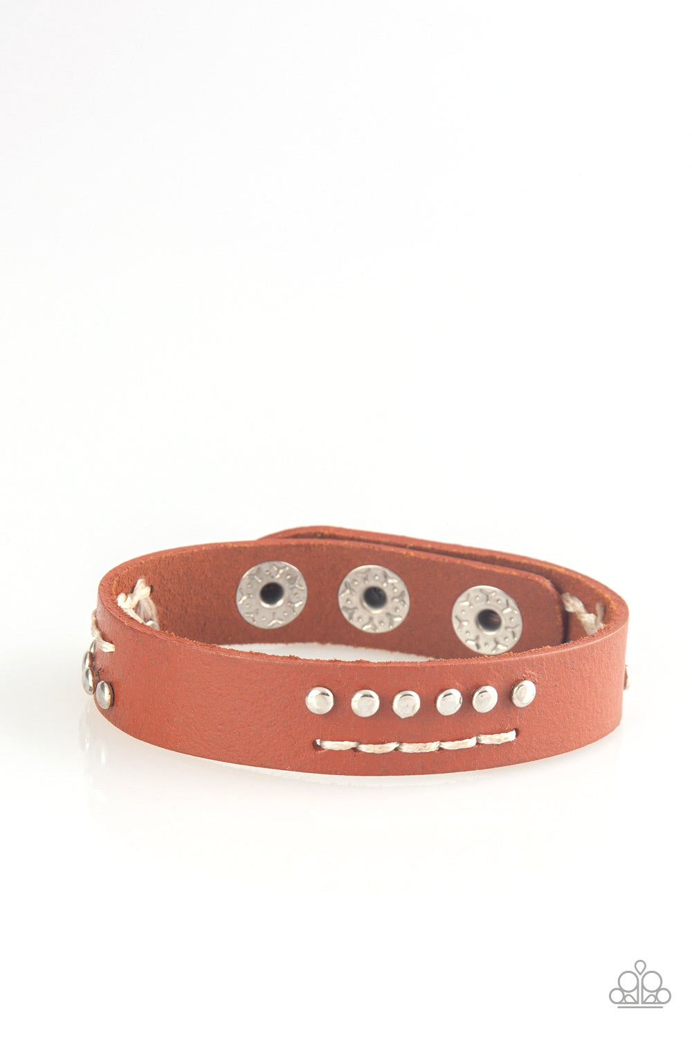 Always An Adventure - Brown Snap Bracelet