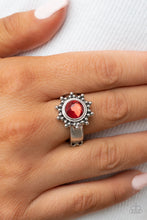 Load image into Gallery viewer, Expect Sunshine and REIGN - Red Dainty Ring