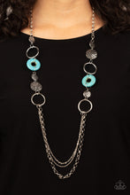 Load image into Gallery viewer, Grounded Glamour - Blue Necklace