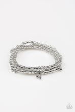 Load image into Gallery viewer, GRANDIOSE Slam - Silver Stretchy Bracelets