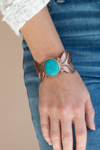 Load image into Gallery viewer, Born to Soar - Copper Cuff Bracelet