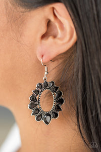 Fashionista Flavor - Black Earrings