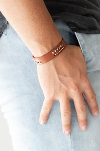 Always An Adventure - Brown Snap Bracelet