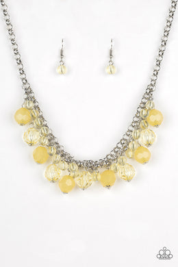 Fiesta Fabulous - Yellow Necklace