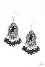 Load image into Gallery viewer, Private Villa - Black Earrings