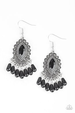 Private Villa - Black Earrings