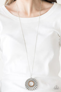 Chicly Centered - Brown Necklace