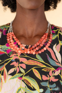 Pacific Picnic - Orange Necklace