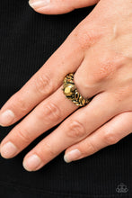 Load image into Gallery viewer, Smooth Smolder - Brass Dainty Ring