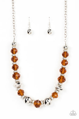 Interstellar Influencer - Brown Necklace