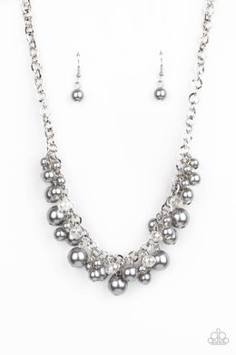 Positively PEARL-escent - Silver Necklace