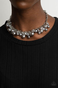 Positively PEARL-escent - Silver Necklace