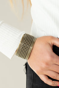 Bronco Bust - Brass Cuff Bracelet