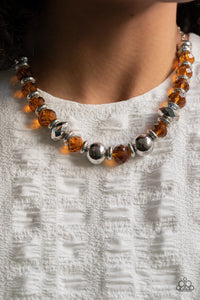 Interstellar Influencer - Brown Necklace