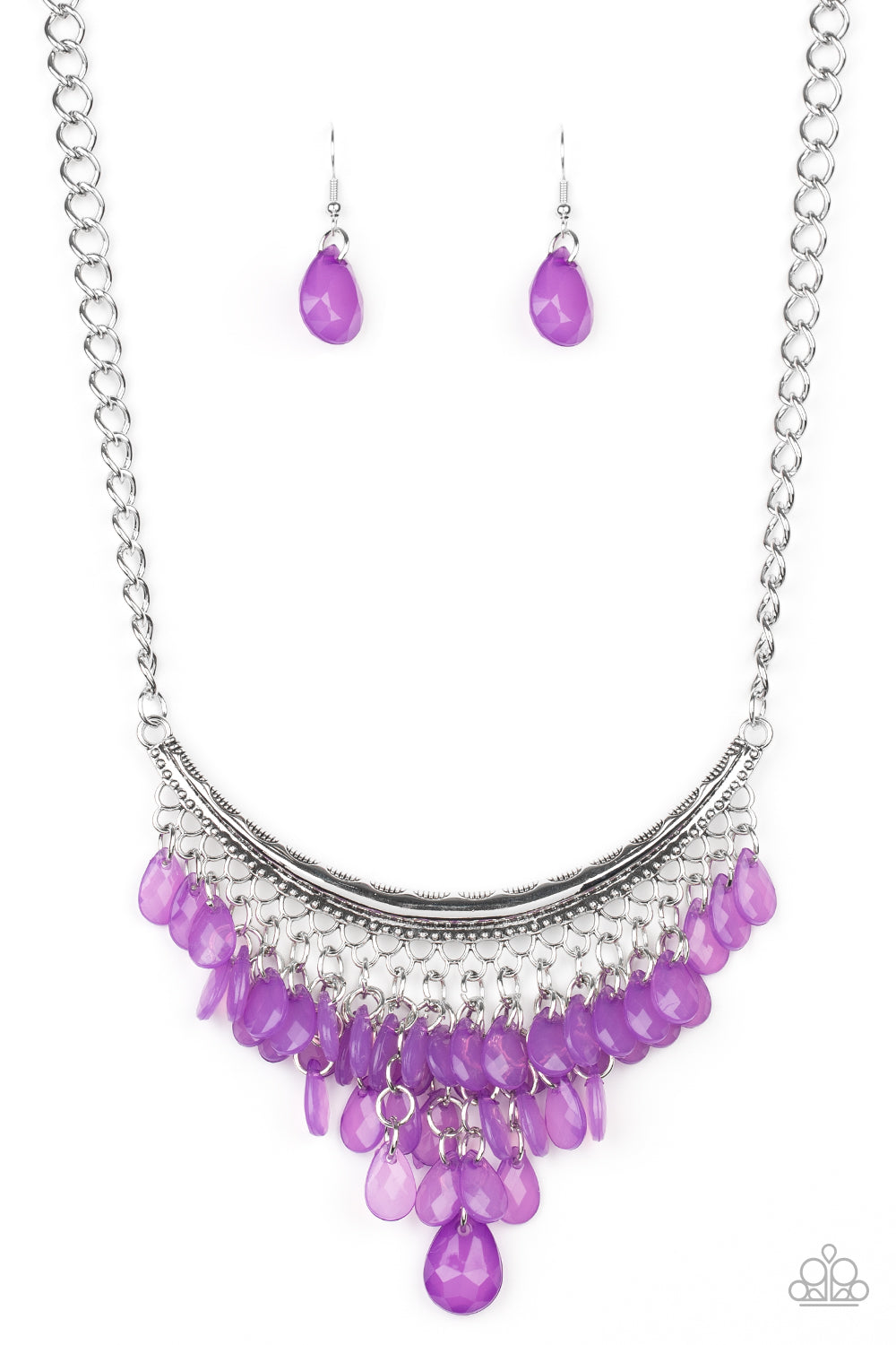 Rio Rainfall - Purple Necklace