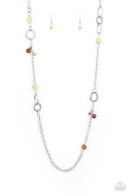 Sandstone Safari - Green Necklace