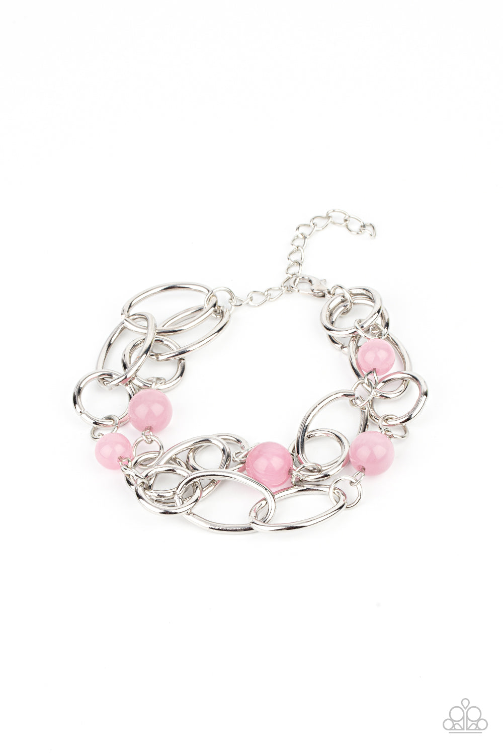 Delightfully Daydreamy - Pink Bracelet