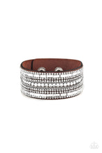 Load image into Gallery viewer, Rebel Radiance - Brown Adjustable Snap Closure Bracelet