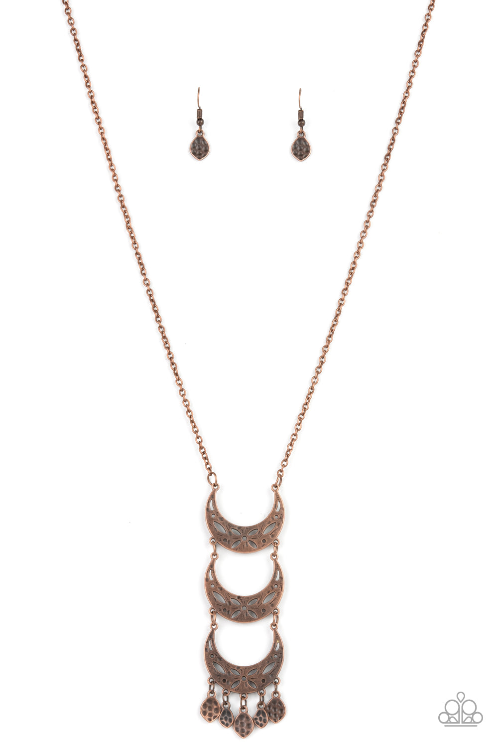 Half-Moon Child - Copper Necklace