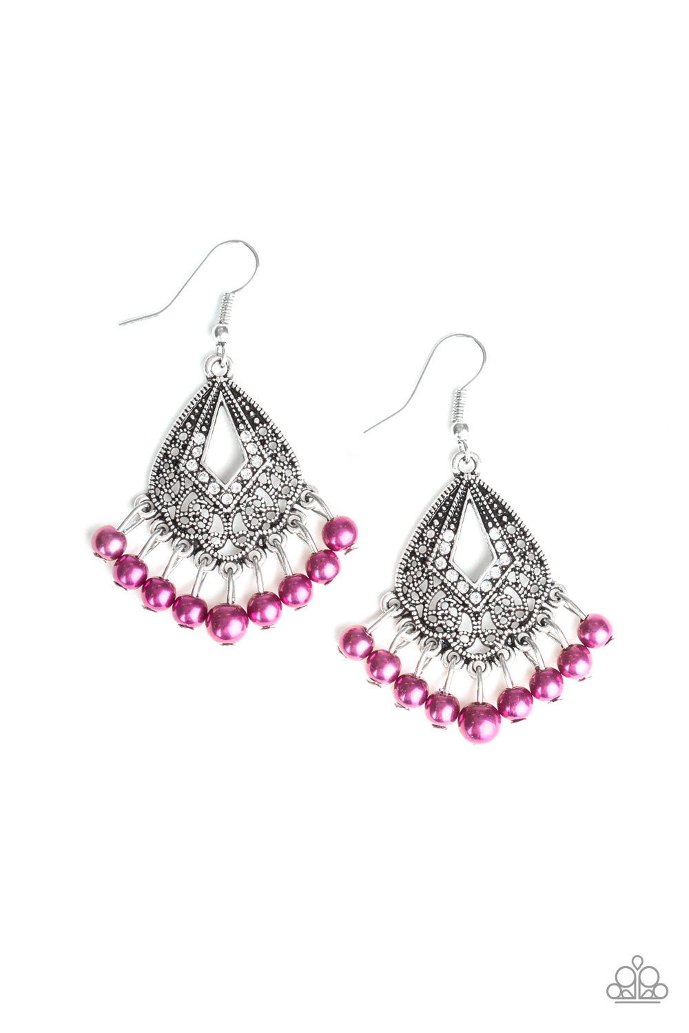 Gracefully Gatsby - Purple Earrings