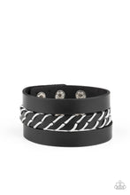 Load image into Gallery viewer, Backroad Bounty - Black Adjustable Snap Closure Bracelet