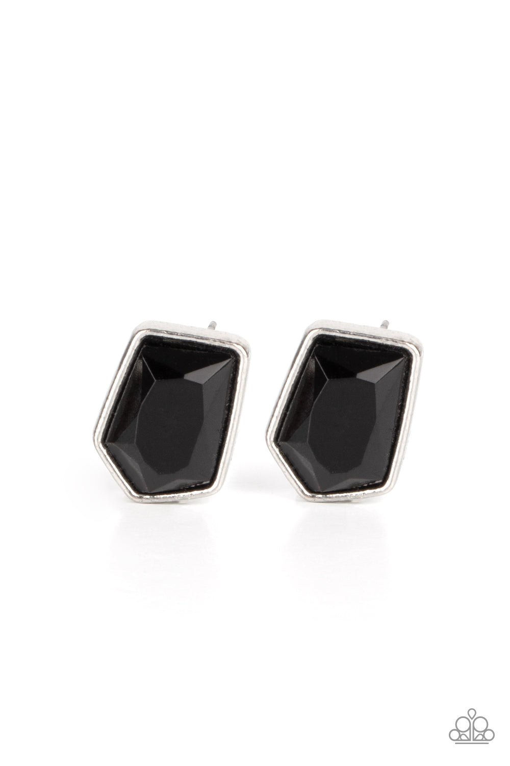 Indulge Me - Black Post Earrings