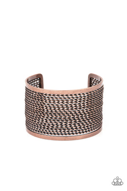 Stacked Sensation - Copper Cuff Bracelet