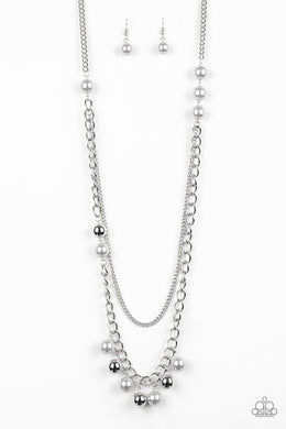 Modern Musical - Silver Necklace