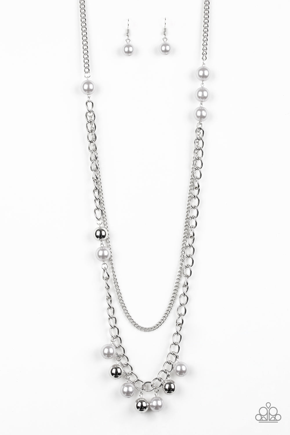 Modern Musical - Silver Necklace