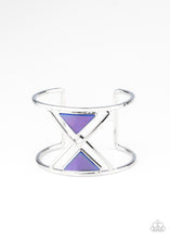 Load image into Gallery viewer, Pyramid Palace - Blue Cuff Bracelet