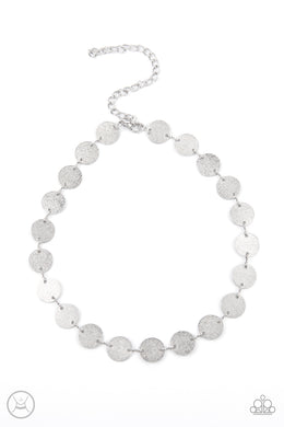 Reflection Detection - Silver Choker Necklace