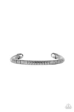 Turbocharged - Silver Cuff Bracelet