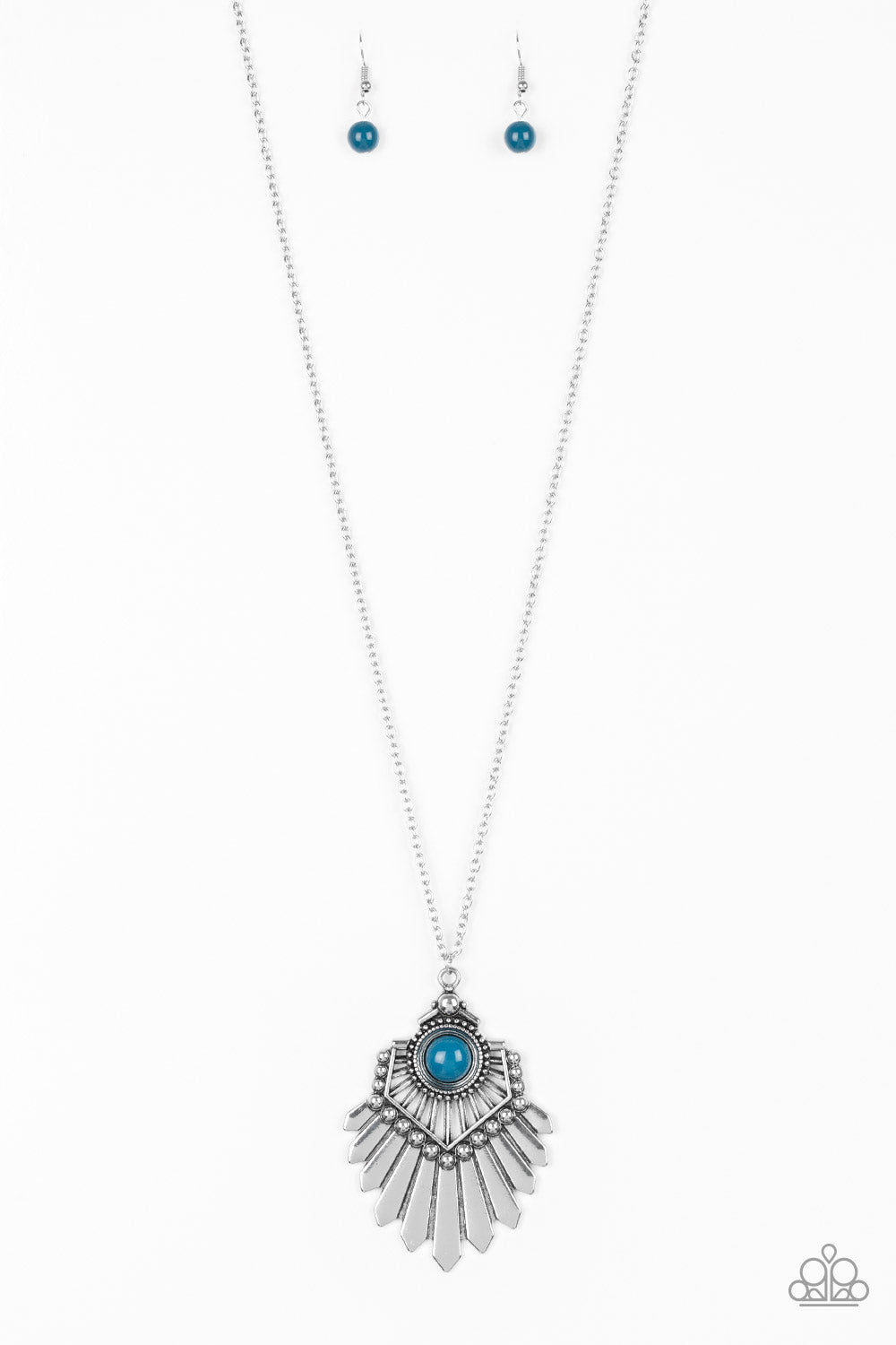 Inde-PENDANT Idol - Blue Necklace