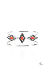 Load image into Gallery viewer, Desert Diamondback - Red Cuff Bracelet