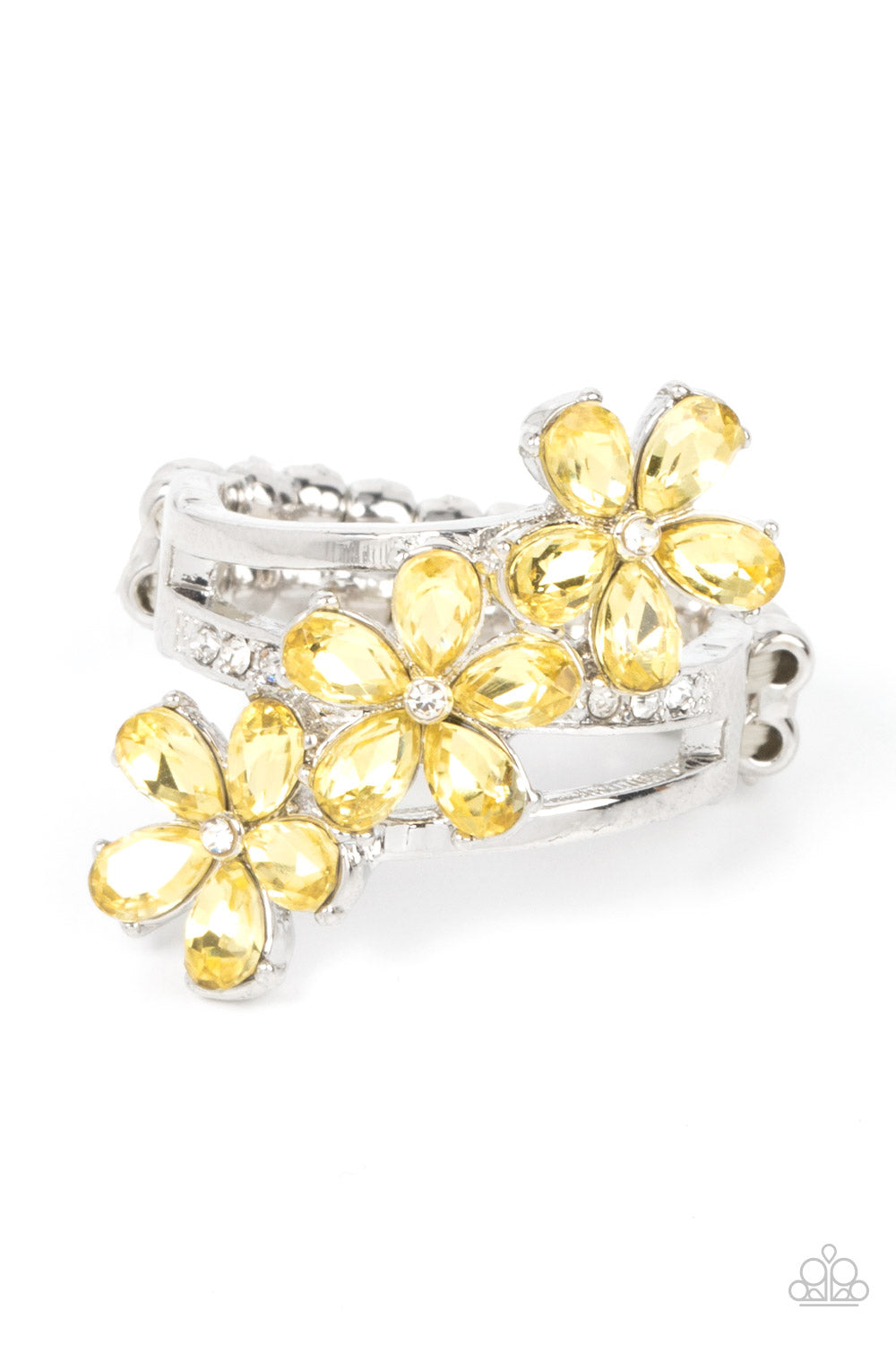 Posh Petals - Yellow Dainty Ring