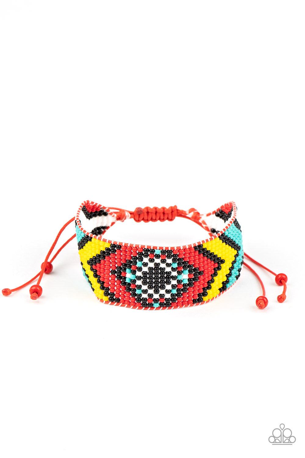 Desert Dive - Red Sliding Knot Bracelet