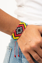 Load image into Gallery viewer, Desert Dive - Red Sliding Knot Bracelet