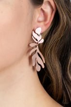 Load image into Gallery viewer, Palm Picnic - Copper Post Earrings