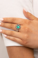 Load image into Gallery viewer, Expect Sunshine and REIGN - Green Dainty Ring