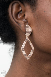 Industrial Gallery - Rose Gold Clip-On Earrings