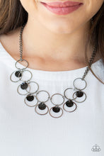 Load image into Gallery viewer, Ask and You SHELL Receive - Black Gunmetal Necklace