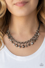 Load image into Gallery viewer, And The Crowd Cheers - Black Gunmetal Necklace