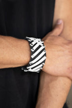 Load image into Gallery viewer, Rebel Rumble - Black Adjustable Snap Closure Bracelet