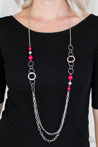 Modern Motley - Pink Necklace